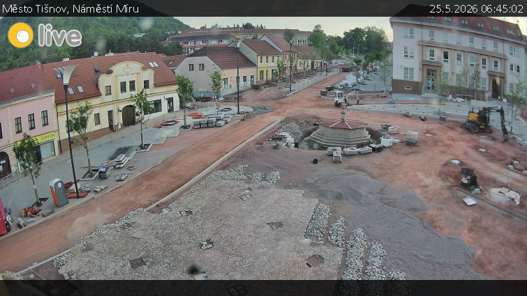 Město Tišnov - Náměstí Míru - 25.5.2026 v 06:45