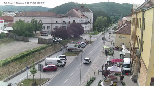 Město Tišnov - Riegerova ulice - 12.7.2025 v 08:45