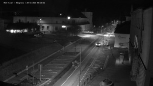 Město Tišnov - Riegerova ulice - 20.11.2025 v 05:45 Město Tišnov - Riegerova ulice - 20.11.2025 v 05:45
