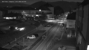 Město Tišnov - Riegerova ulice - 20.11.2025 v 06:45 Město Tišnov - Riegerova ulice - 20.11.2025 v 06:45