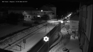 Město Tišnov - Riegerova ulice - 1.1.2026 v 06:45