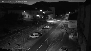 Město Tišnov - Riegerova ulice - 18.1.2026 v 06:45