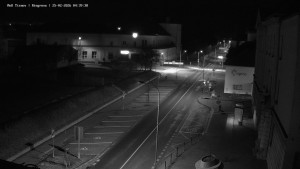 Město Tišnov - Riegerova ulice - 25.2.2026 v 04:45 Město Tišnov - Riegerova ulice - 25.2.2026 v 04:45