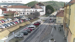 Město Tišnov - Riegerova ulice - 25.2.2026 v 12:45 Město Tišnov - Riegerova ulice - 25.2.2026 v 12:45