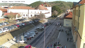 Město Tišnov - Riegerova ulice - 25.2.2026 v 14:45 Město Tišnov - Riegerova ulice - 25.2.2026 v 14:45