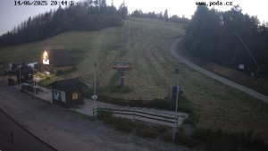 Skiareál Hodonín u Kunštátu - Sjezdovka - 14.6.2025 v 21:45