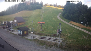 Skiareál Hodonín u Kunštátu - Sjezdovka - 25.6.2025 v 05:15