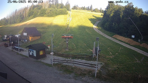 Skiareál Hodonín u Kunštátu - Sjezdovka - 25.6.2025 v 06:00