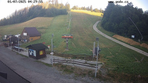 Skiareál Hodonín u Kunštátu - Sjezdovka - 1.7.2025 v 05:30