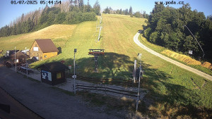 Skiareál Hodonín u Kunštátu - Sjezdovka - 1.7.2025 v 06:45