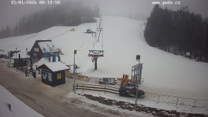 Skiareál Hodonín u Kunštátu - Sjezdovka - 15.1.2026 v 08:15