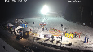 Skiareál Hodonín u Kunštátu - Sjezdovka - 15.1.2026 v 18:15
