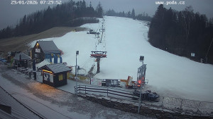 Skiareál Hodonín u Kunštátu - Sjezdovka - 29.1.2026 v 07:30