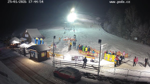 Skiareál Hodonín u Kunštátu - Sjezdovka - 29.1.2026 v 17:45