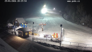 Skiareál Hodonín u Kunštátu - Sjezdovka - 29.1.2026 v 20:30