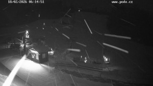 Skiareál Hodonín u Kunštátu - Sjezdovka - 18.2.2026 v 06:15
