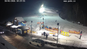 Skiareál Hodonín u Kunštátu - Sjezdovka - 18.2.2026 v 18:30