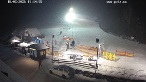 Skiareál Hodonín u Kunštátu - Sjezdovka - 18.2.2026 v 19:15 Skiareál Hodonín u Kunštátu - Sjezdovka - 18.2.2026 v 19:15