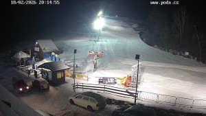 Skiareál Hodonín u Kunštátu - Sjezdovka - 18.2.2026 v 20:15