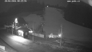 Skiareál Hodonín u Kunštátu - Sjezdovka - 28.2.2026 v 00:30
