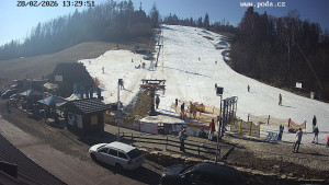 Skiareál Hodonín u Kunštátu - Sjezdovka - 28.2.2026 v 13:30