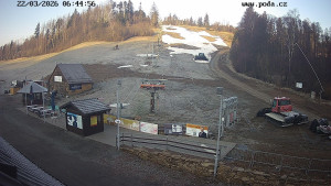 Skiareál Hodonín u Kunštátu - Sjezdovka - 22.3.2026 v 06:45 Skiareál Hodonín u Kunštátu - Sjezdovka - 22.3.2026 v 06:45