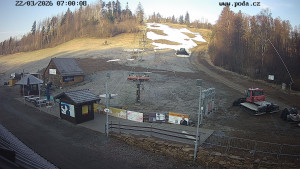 Skiareál Hodonín u Kunštátu - Sjezdovka - 22.3.2026 v 07:00