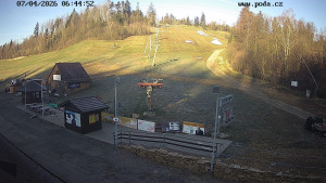 Skiareál Hodonín u Kunštátu - Sjezdovka - 7.4.2026 v 07:45