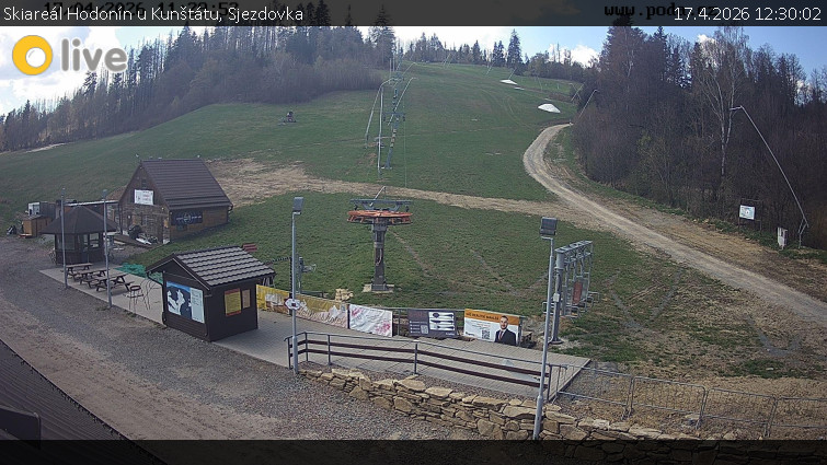 Skiareál Hodonín u Kunštátu - Sjezdovka - 17.4.2026 v 12:30