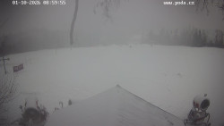 Sjezdovka, panorama východ