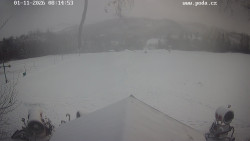 Sjezdovka, panorama východ