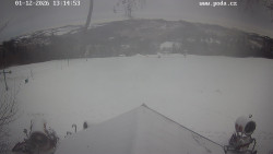 Sjezdovka, panorama východ