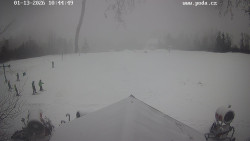 Sjezdovka, panorama východ