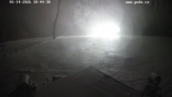 Sjezdovka, panorama východ