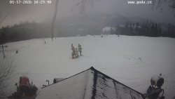 Sjezdovka, panorama východ