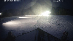 Sjezdovka, panorama východ