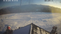 Sjezdovka, panorama východ