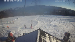 Sjezdovka, panorama východ