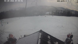 Sjezdovka, panorama východ