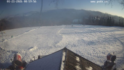 Sjezdovka, panorama východ