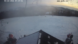 Sjezdovka, panorama východ