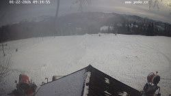 Sjezdovka, panorama východ