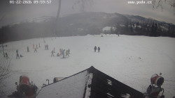 Sjezdovka, panorama východ