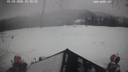 Sjezdovka, panorama východ