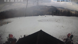 Sjezdovka, panorama východ