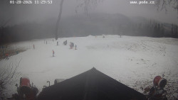 Sjezdovka, panorama východ