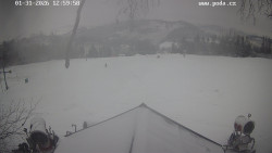 Sjezdovka, panorama východ