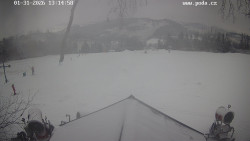 Sjezdovka, panorama východ