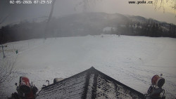 Sjezdovka, panorama východ