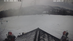 Sjezdovka, panorama východ